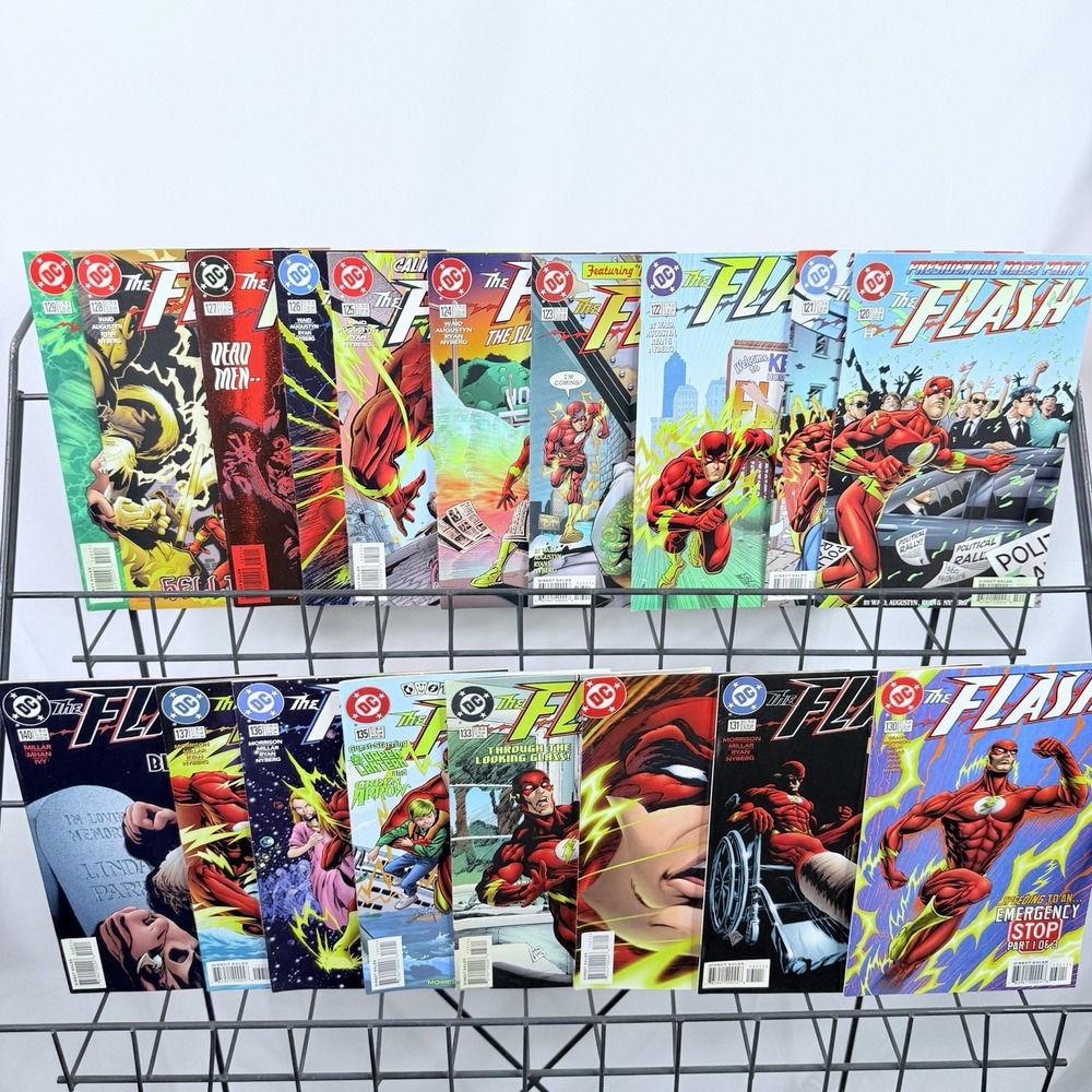 The Flash 120-133 135-137 140 lot (Volume 2 DC) Wally West Key 3rd Dark Flash